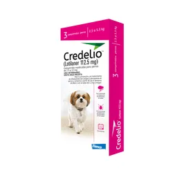 Credelio 3 Tab 2,5 A 5,5 Kg (rosado)