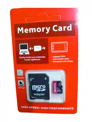 Tarjeta Memoria Micro Sd 64gb Lenovo High Endurance Pro