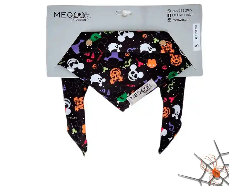 Pañoleta Mickey Halloween Xl