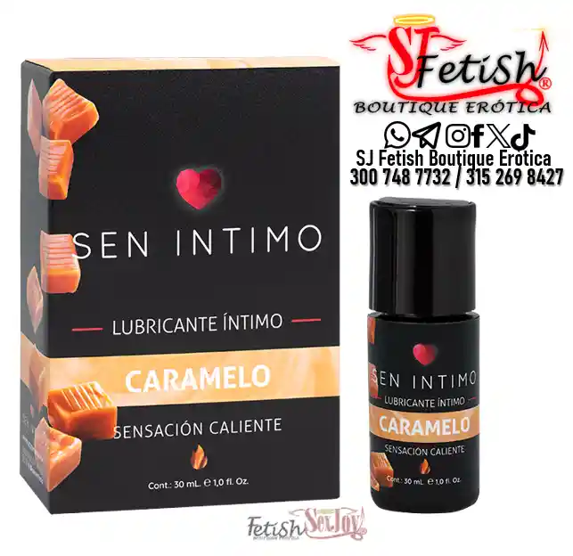 Lubricante Intimo Caliente X 30ml Caramelo Sen Intimo