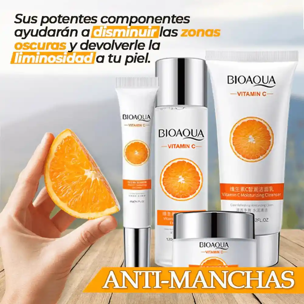 Kit Facial De Vitamina C X6 Productos