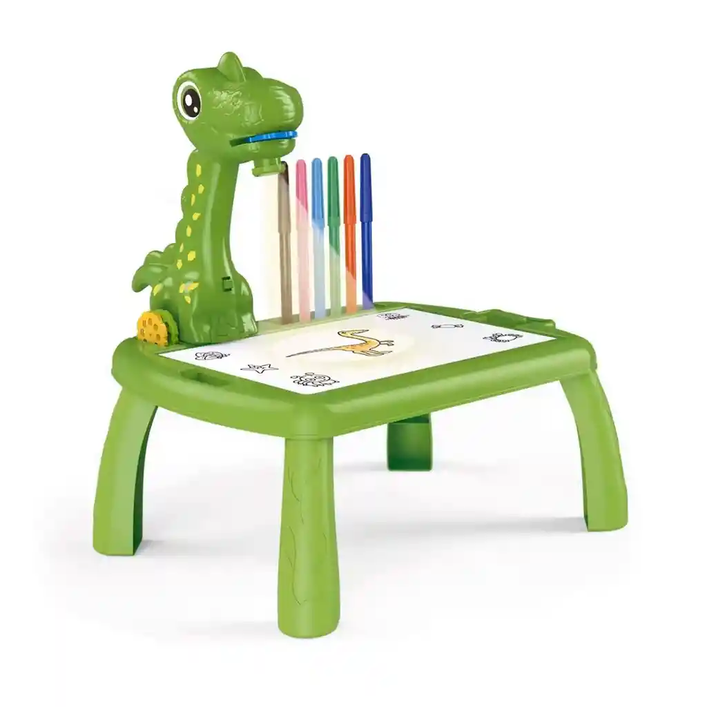 Tablero Infantil Magico Proyector Dinosaurio Marcadores Niño