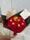 Ramo De Rosas Con Chocolates Ferrero