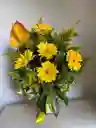 Hermoso Ramo De Gerberas Amarillas