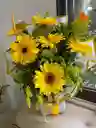 Hermoso Ramo De Gerberas Amarillas