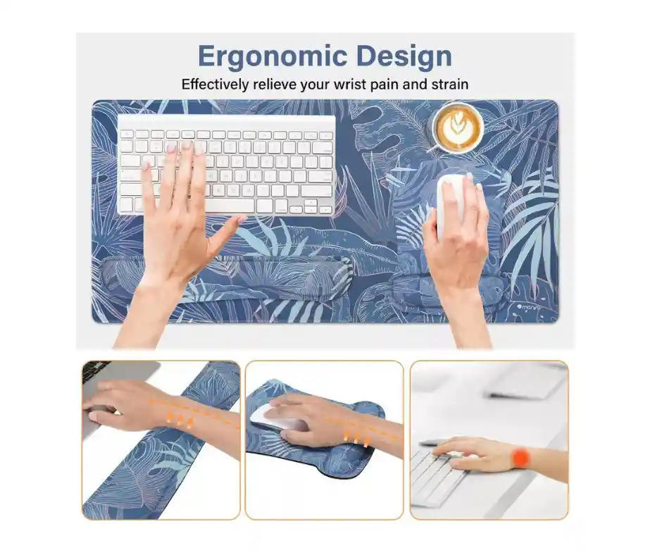 Pad Mouse Teclado Gamer Alfombra De Escritorio Premium