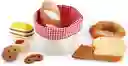 Juguete Set Cesta De Panadería Para Niños Niñas