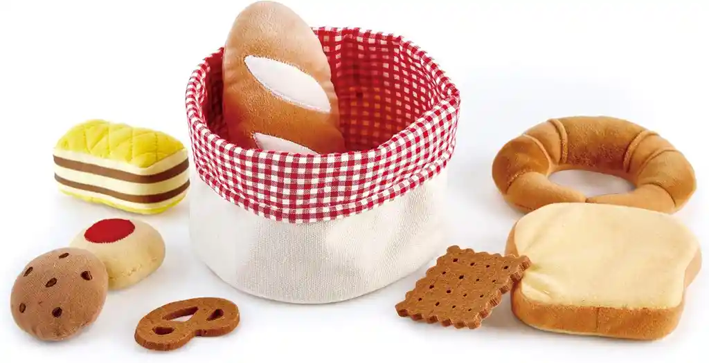 Juguete Set Cesta De Panadería Para Niños Niñas