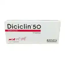 Diciclin 50 Caja X 10 Tabletas