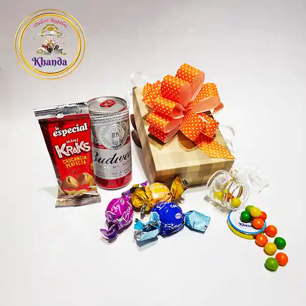 Caja Maní Y Chocolates Para Hombre