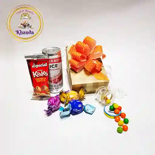 Caja Maní Y Chocolates Para Hombre
