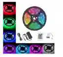Cinta Led Multicolor Rgb Luz 5050 5mts + Control + Adaptador