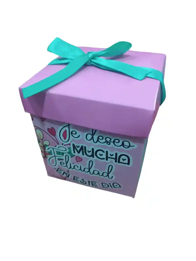 Caja Pequeña Con Tapa Para Regalos De Feliz Día