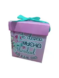 Caja Pequeña Con Tapa Para Regalos De Feliz Día