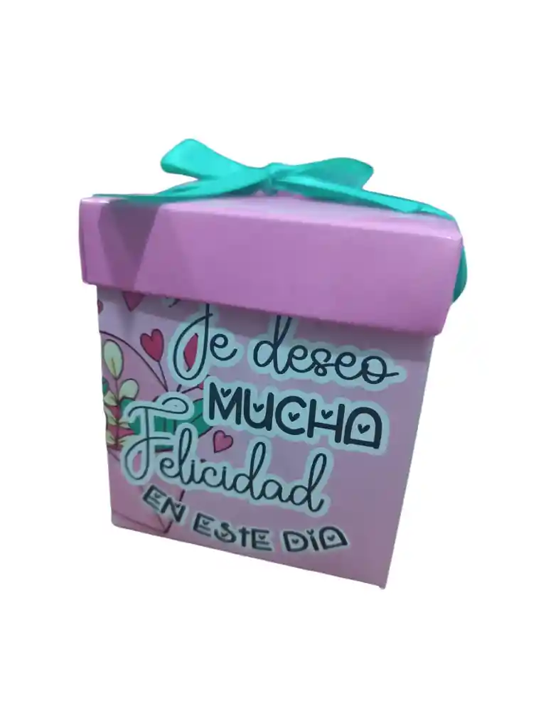 Caja Pequeña Con Tapa Para Regalos De Feliz Día