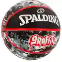 Balon Basquetball Spalding Grafiti Color Negro