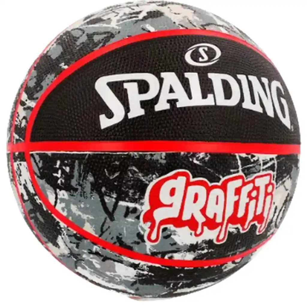 Balon Basquetball Spalding Grafiti Color Negro