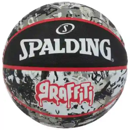 Balon Basquetball Spalding Grafiti Color Negro