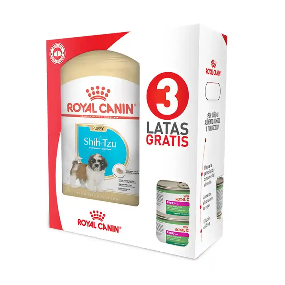 Royal Canin Shih Tzu Puppy + 3 Latas