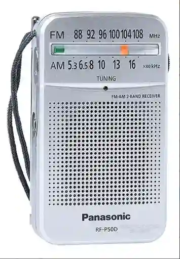 Radio Panasonic Rf-p50d Am Fm Pequeño Portátil Con Altavoz