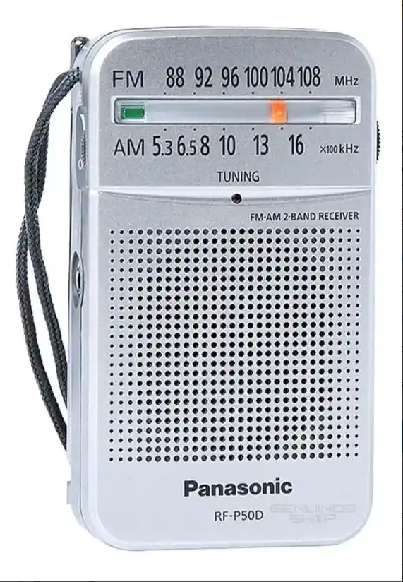 Radio Panasonic Rf-p50d Am Fm Pequeño Portátil Con Altavoz