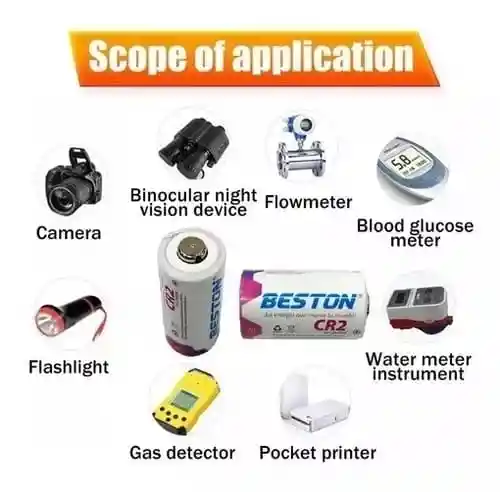 Bateria Pila Cilíndrica Beston Cr2 - 3 Voltios Lithium 800mah