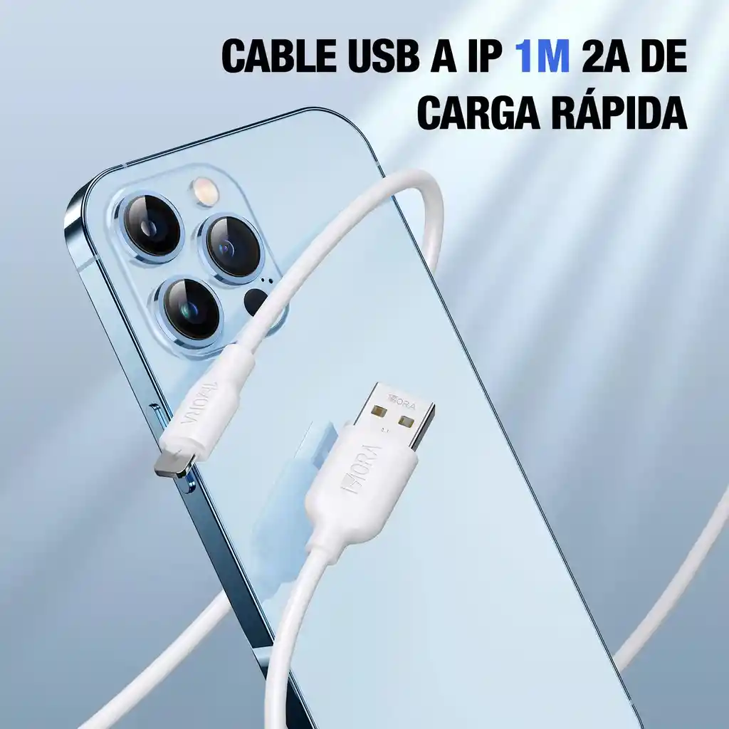 1hora Cable Lightning 2.1a 1m Cab238