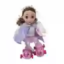 Robot Muñeca Princesa Patines Patinadora Juguete + Baterias