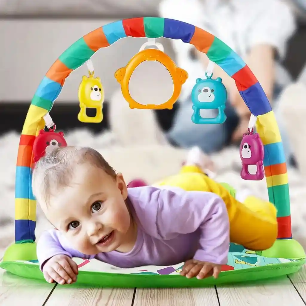 Gimnasio Piano Tapete Sonajero Musical Para Bebes Unisex