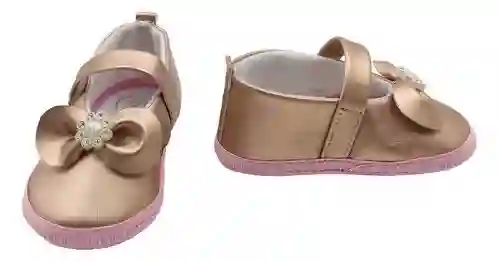 Zapatos Suela Blanda Para Bebes Zapatos Oro Rosa