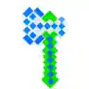 Juguete Hacha Minecraft Diamante Niños Led Sonido Disfraz