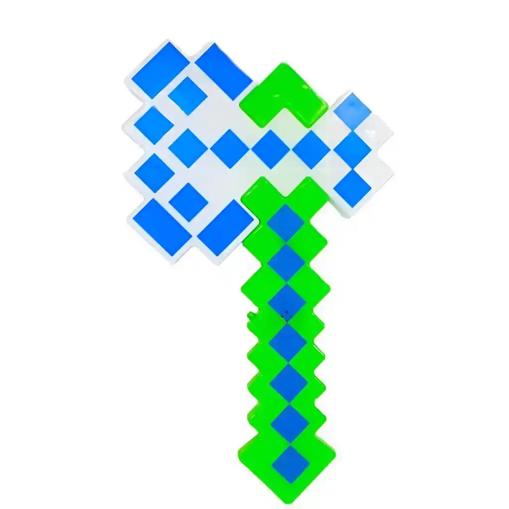 Juguete Hacha Minecraft Diamante Niños Led Sonido Disfraz