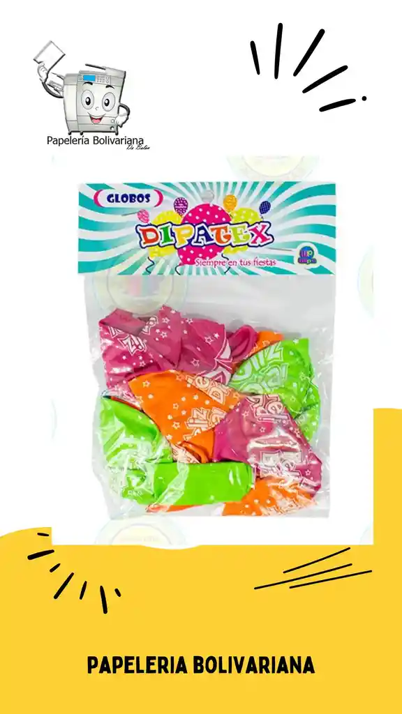 Paquete Bomba Feliz Cumpleaños