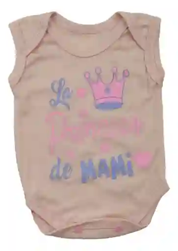 Body Manga Corta La Princesa De Mama Rosado Bebe