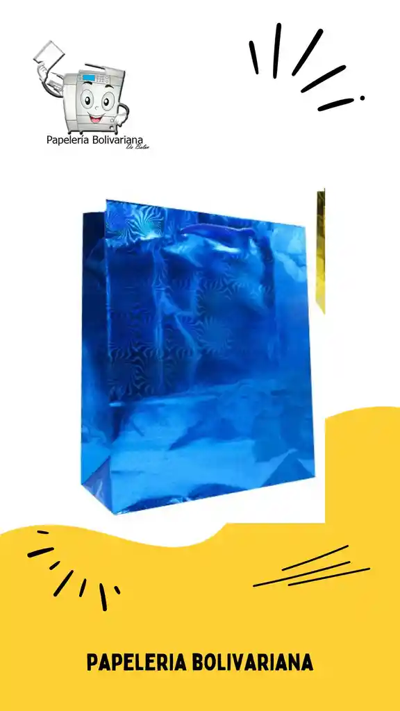 Bolsa Regalo Tornasol 37x29 Cm