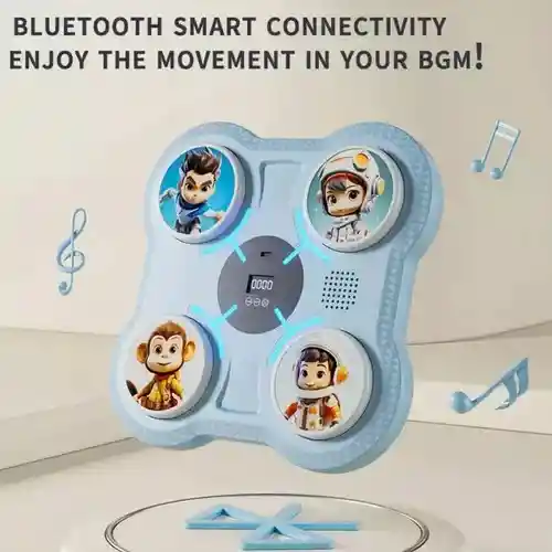 Maquina Boxeo Inteligente Musical Bluetooth Fitness Niños