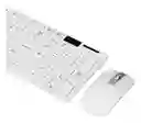 Teclado Inalambrico Y Mouse Inalambrico Mac K-06 (blanco)