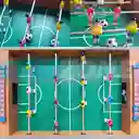 Futbolín De Madera, Juego De Mesa 51cm De Largo/ Café - Verde