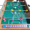 Futbolín De Madera, Juego De Mesa 51cm De Largo/ Café - Verde