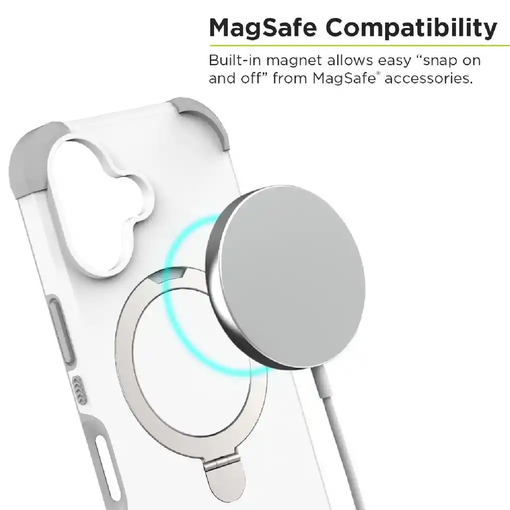 Protector Iphone 16 Puregear Dualtek Kik Magsafe Blanco