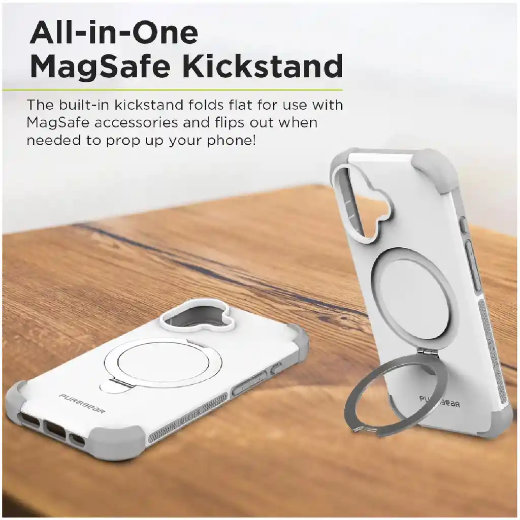 Protector Iphone 16 Puregear Dualtek Kik Magsafe Blanco