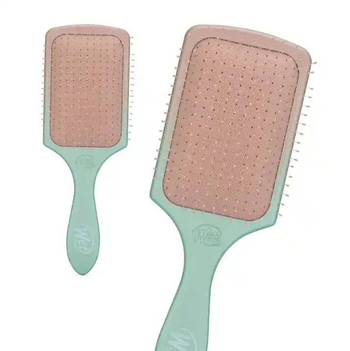 Cepillo Plano Desenredante Con Espuma De Mar/coral Wet Brush Paddle Detangle Edición Limitada