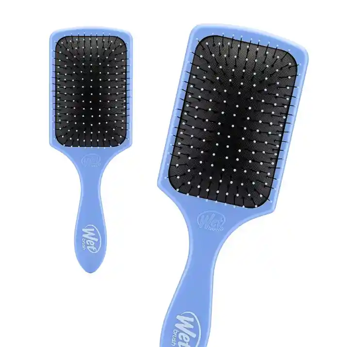 Cepillo Plano Desenredante Wet Brush Paddle Detangle Blue