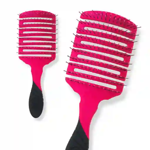 Cepillo Flexible Profesional Plano Para El Secado Wet Brush Pro Flex Dry Paddle Pink