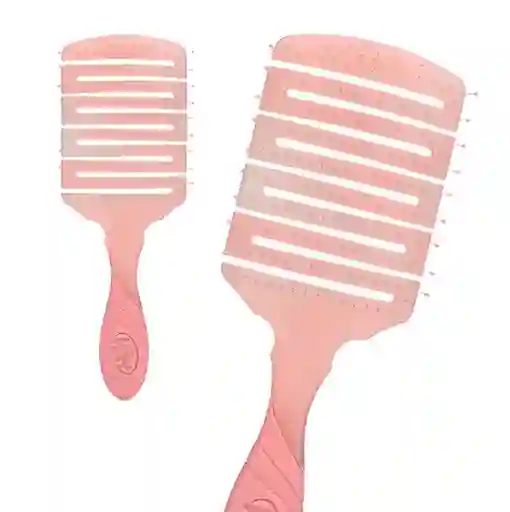 Cepillo Flexible Profesional Plano Para El Secado Wet Brush Pro Flex Dry Paddle Peach