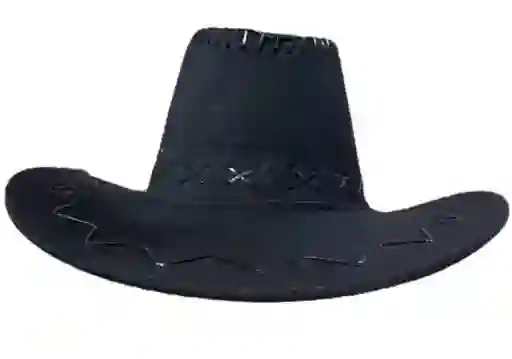 Sombrero Vaquero Color Negro Adulto Disfraz Halloween