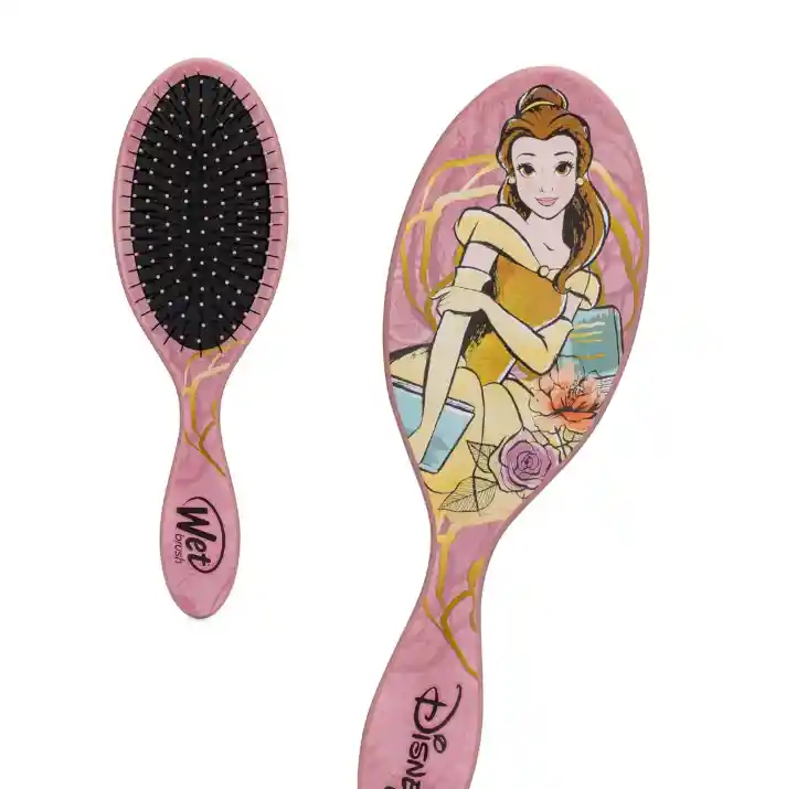 Cepillo Desenredante Princesa Bella Wet Brush Disney – Cerdas Ultra Suaves Intelliflex