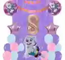 Kit Globos Bouquet Numero Perro Everest Paw Patrol Patrulla #8