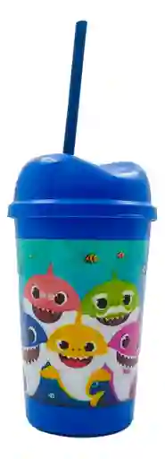 Vaso Pitillo Baby Shark