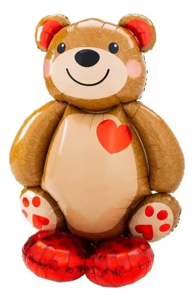 Globo Gigante Oso San Valentin Amor Aniversario 120cm